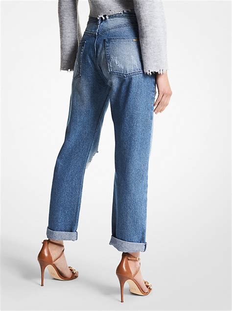 michael kors distressed jeans|Michael Kors jeans price.